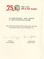 75 Jahre HS & MS Anger