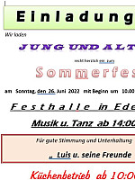 Seniorenbund Edelsbach b. Feldb./Sommerfest