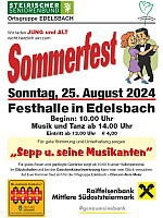 Seniorenbund Edelsbach/F Sommerfest