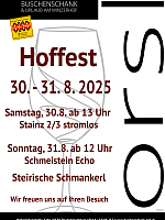 Hoffest Sparverein Buschenschank Orsl