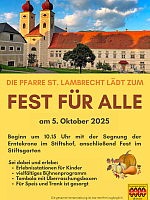 "Fest für alle" - Pfarrfest St. Lambrecht