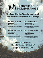 Konzertreihe Metamorphose 2026