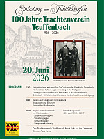 Jubil&auml;umsfest 100 Jahre Trachtenverein Teuffenbach